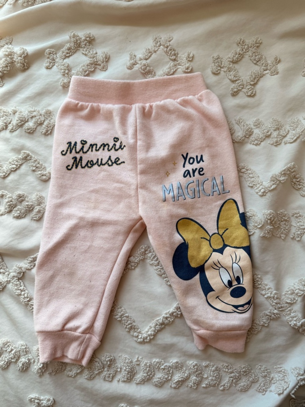 Disney Pink Minnie Mouse 'You Are Magical' Jogger Sweatpants